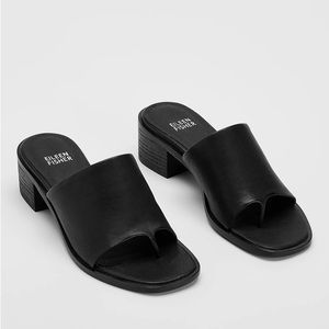 Eileen Fisher Airy Leather Slide Sandals